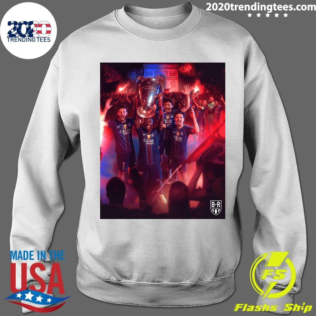 PSG Win Their Second Consecutive Champions League Title Shirt