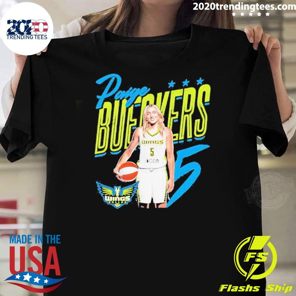 Paige Bueckers Player Pose Dallas Wings Shirt