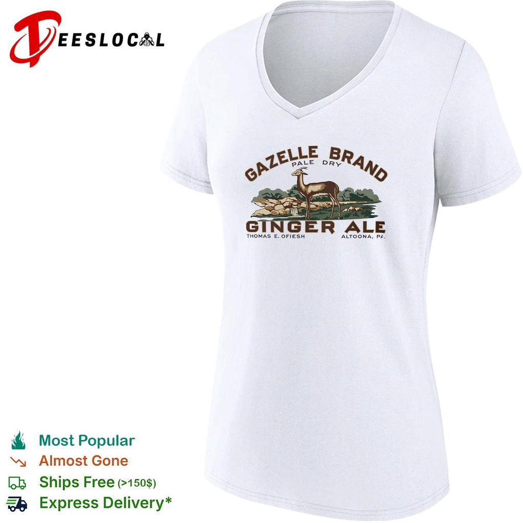 Pale dry ginger ale vintage antelope label shirt