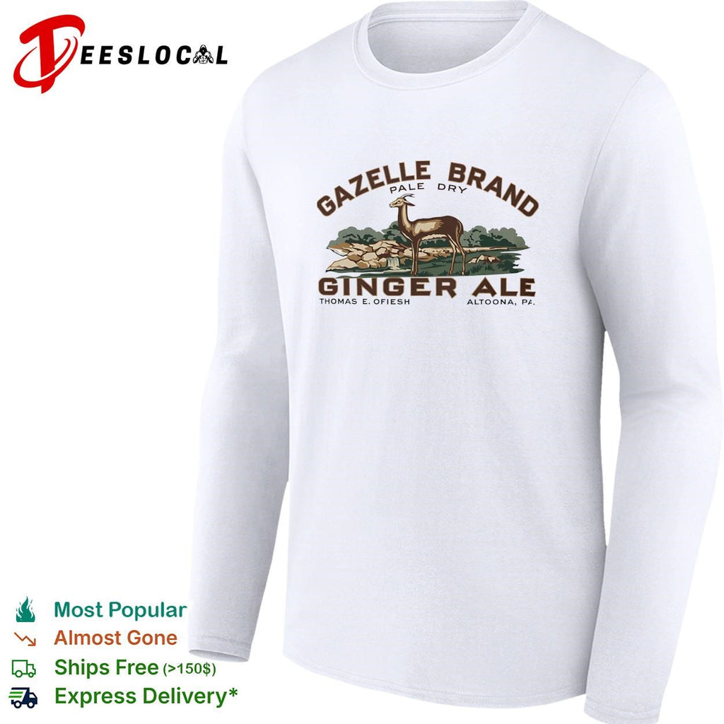 Pale dry ginger ale vintage antelope label shirt