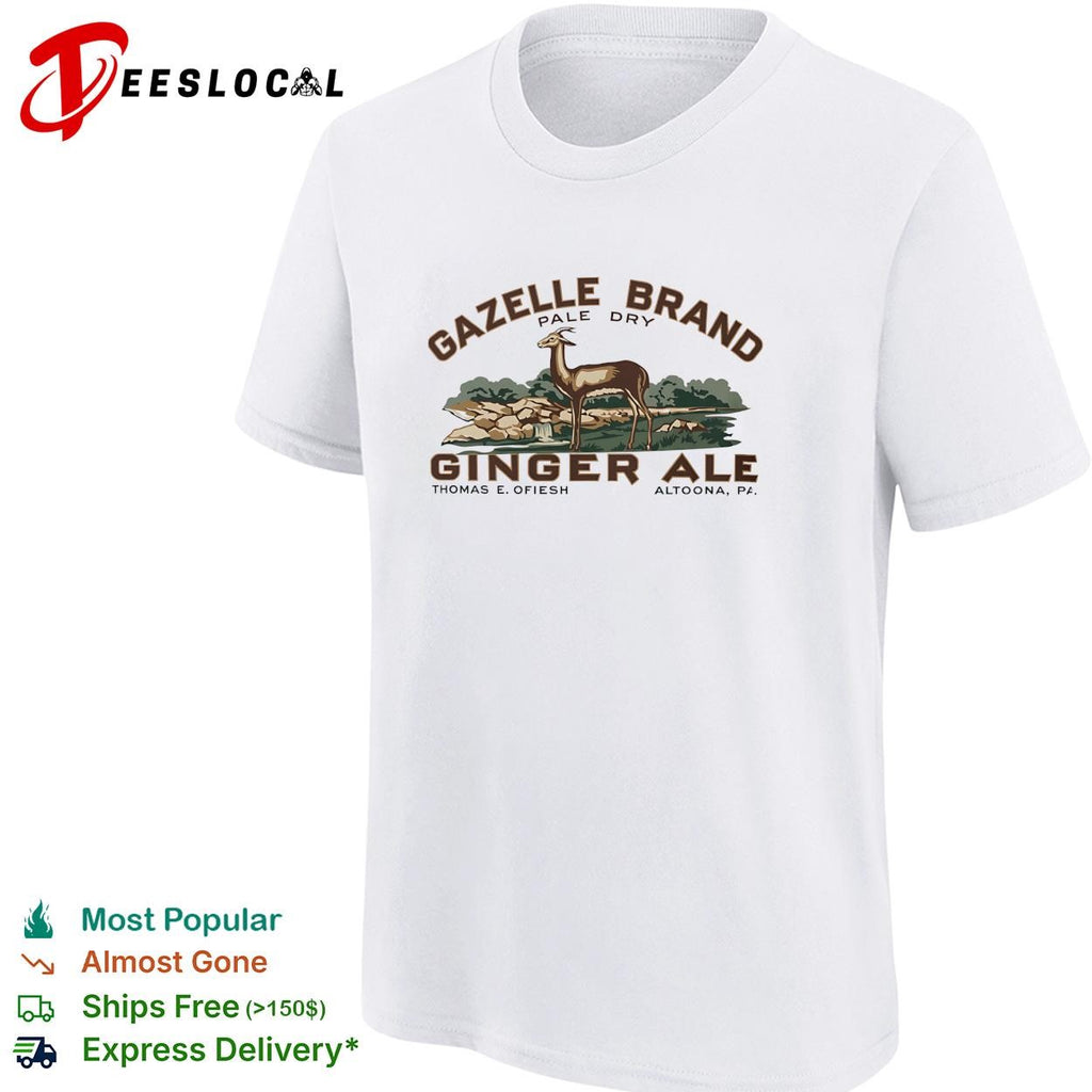 Pale dry ginger ale vintage antelope label shirt