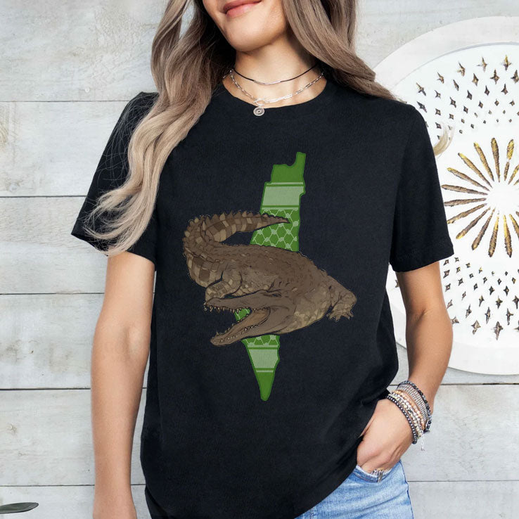 Palestinian Crocodile From Water To Water T Shirt