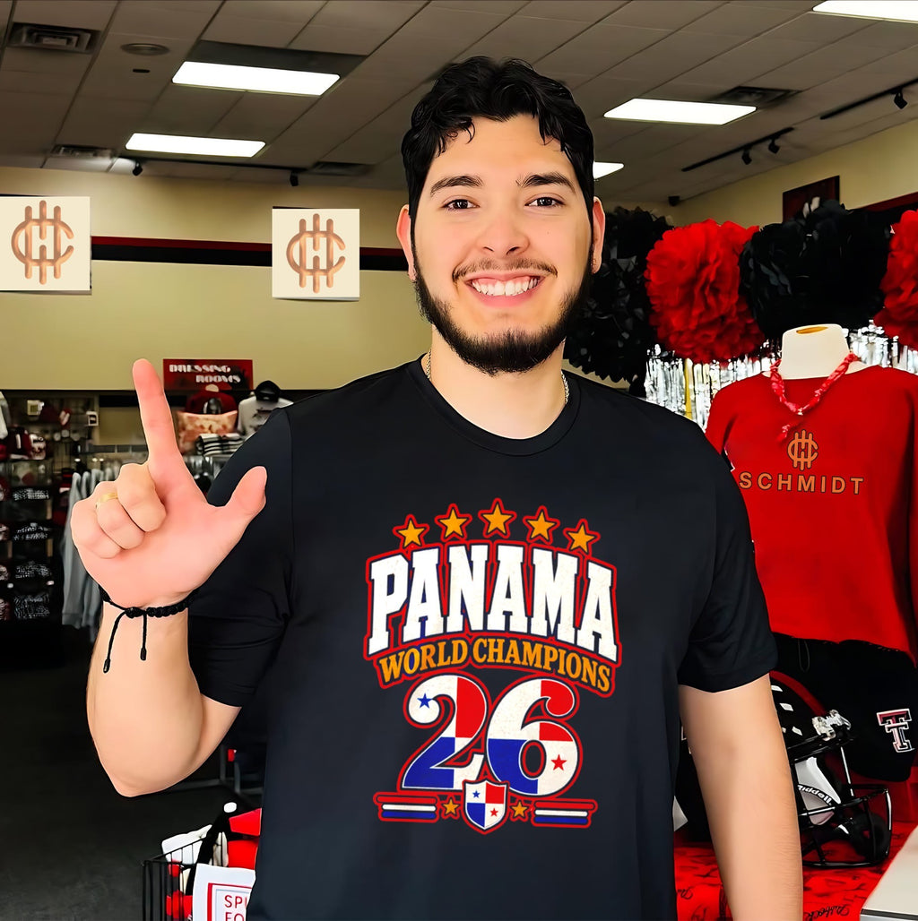 Panama 2026 World Champions flag shirt