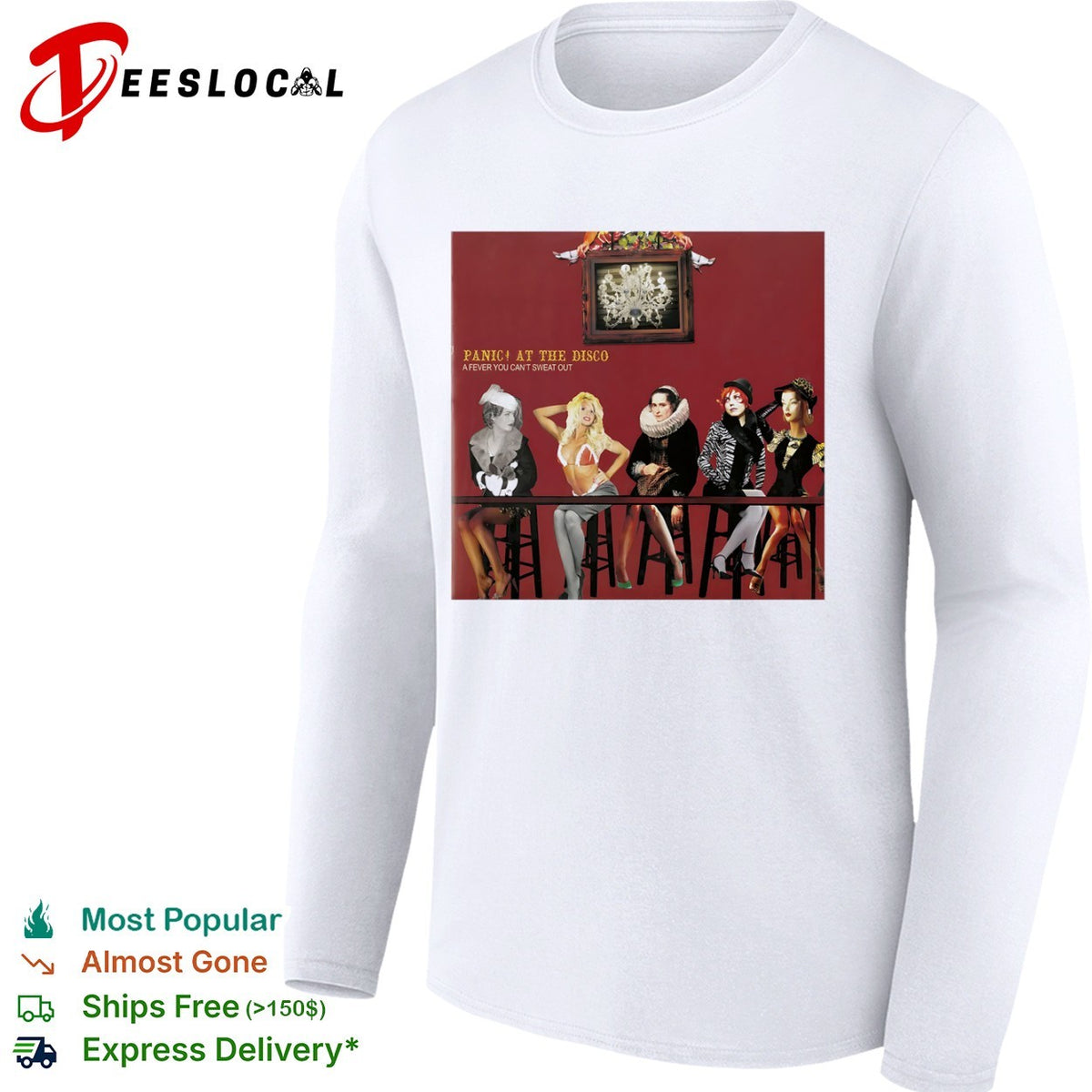 Panjc A Fever You Cant Sweat Out Album Cover Music Band Shirt