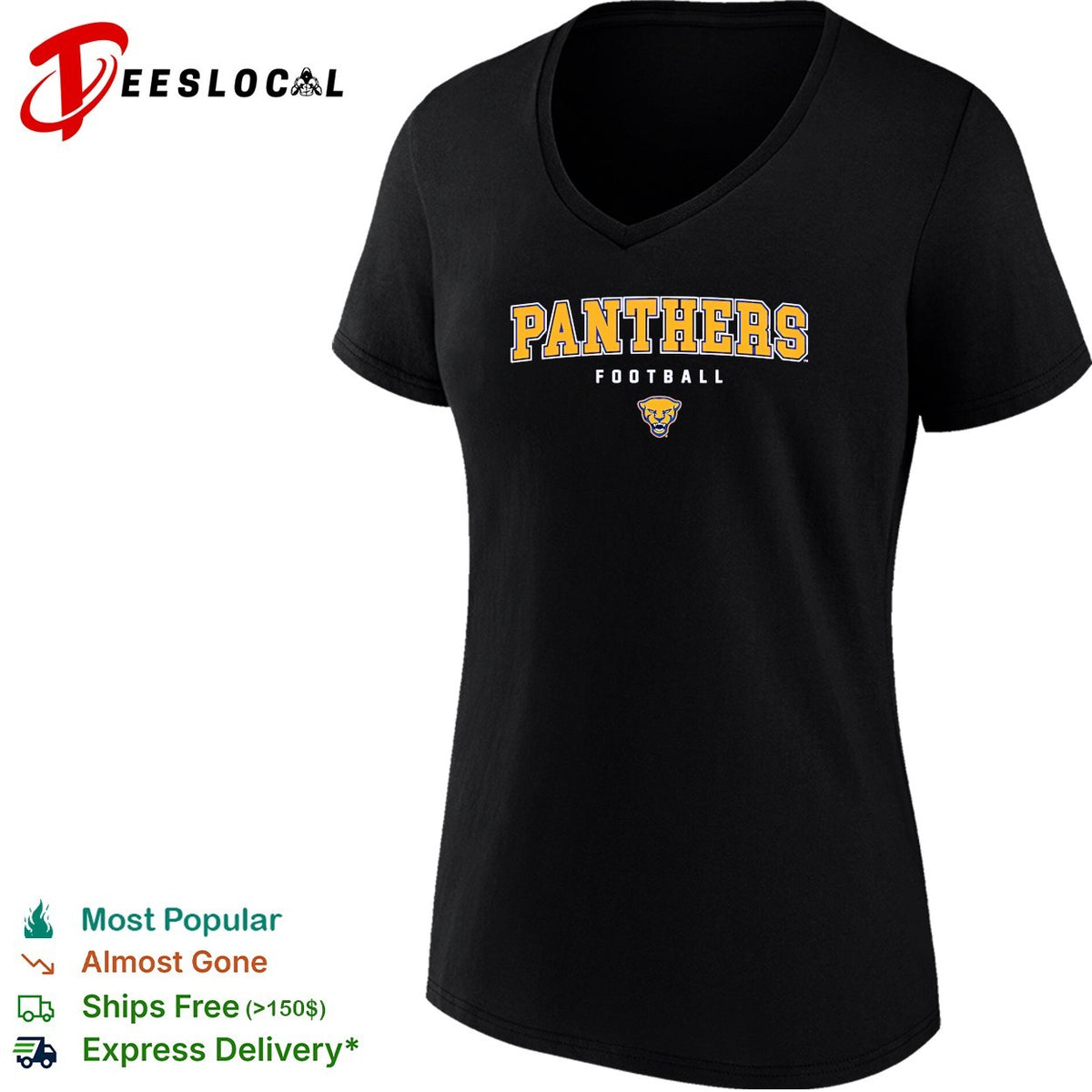 Panthers Football Logo Design Panthers Football Blue and Gold Mascot Logo shirt