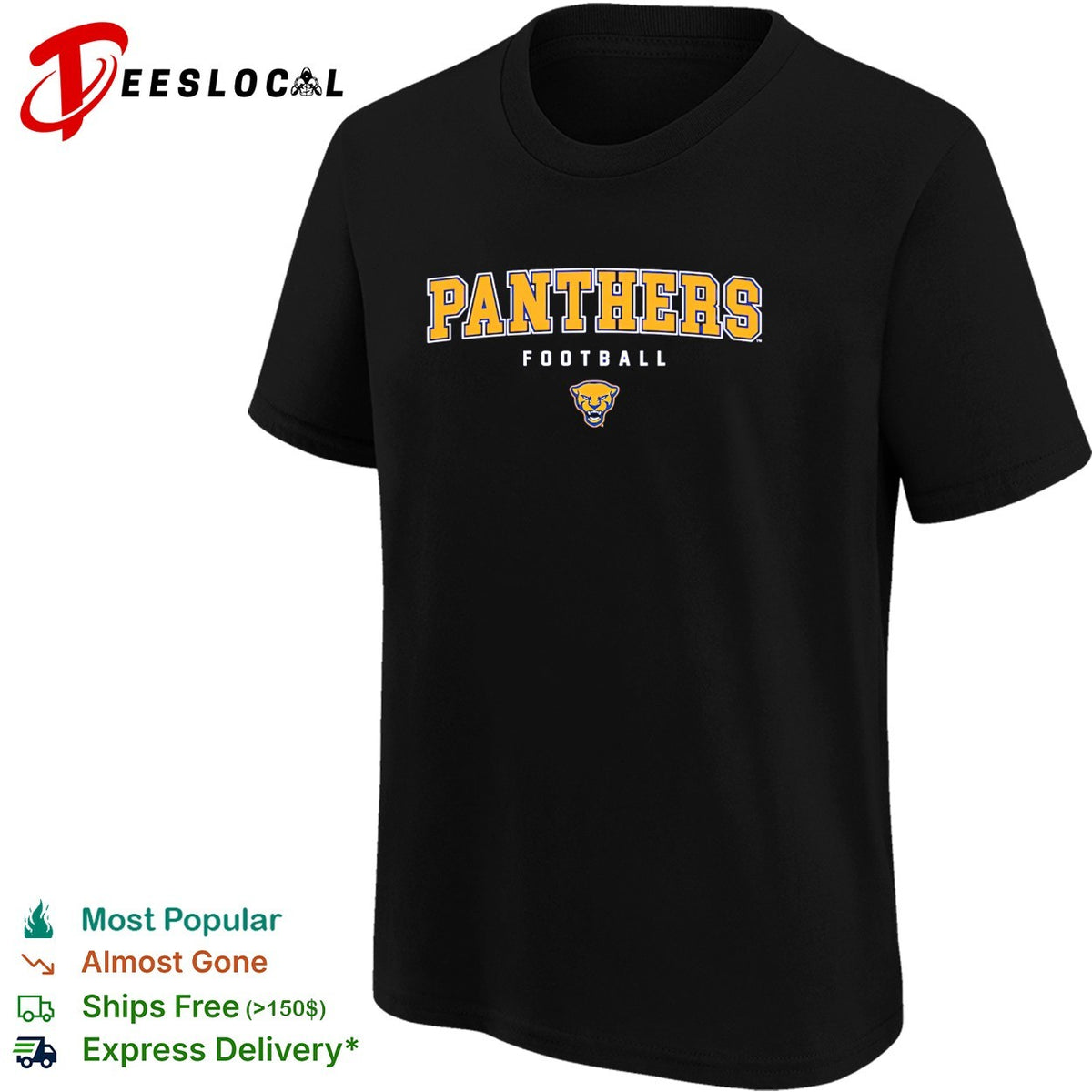 Panthers Football Logo Design Panthers Football Blue and Gold Mascot Logo shirt
