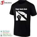 Paper Beats Rock Rock Paper Scissors Hand Gesture Fist Game shirt