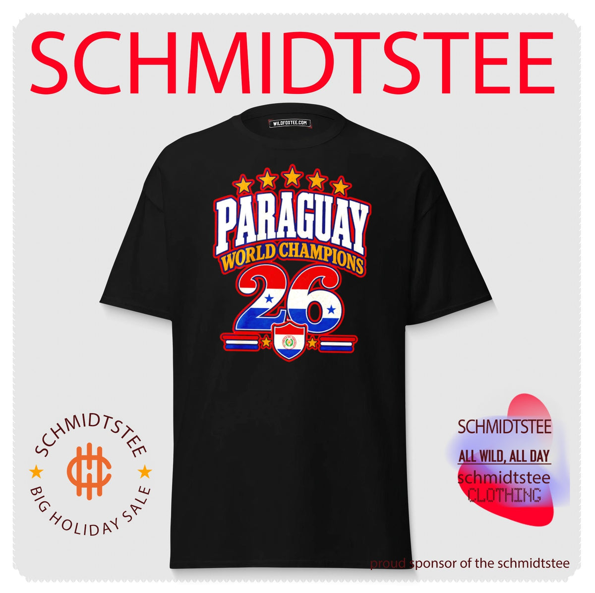 Paraguay 2026 World Champions Flag shirt