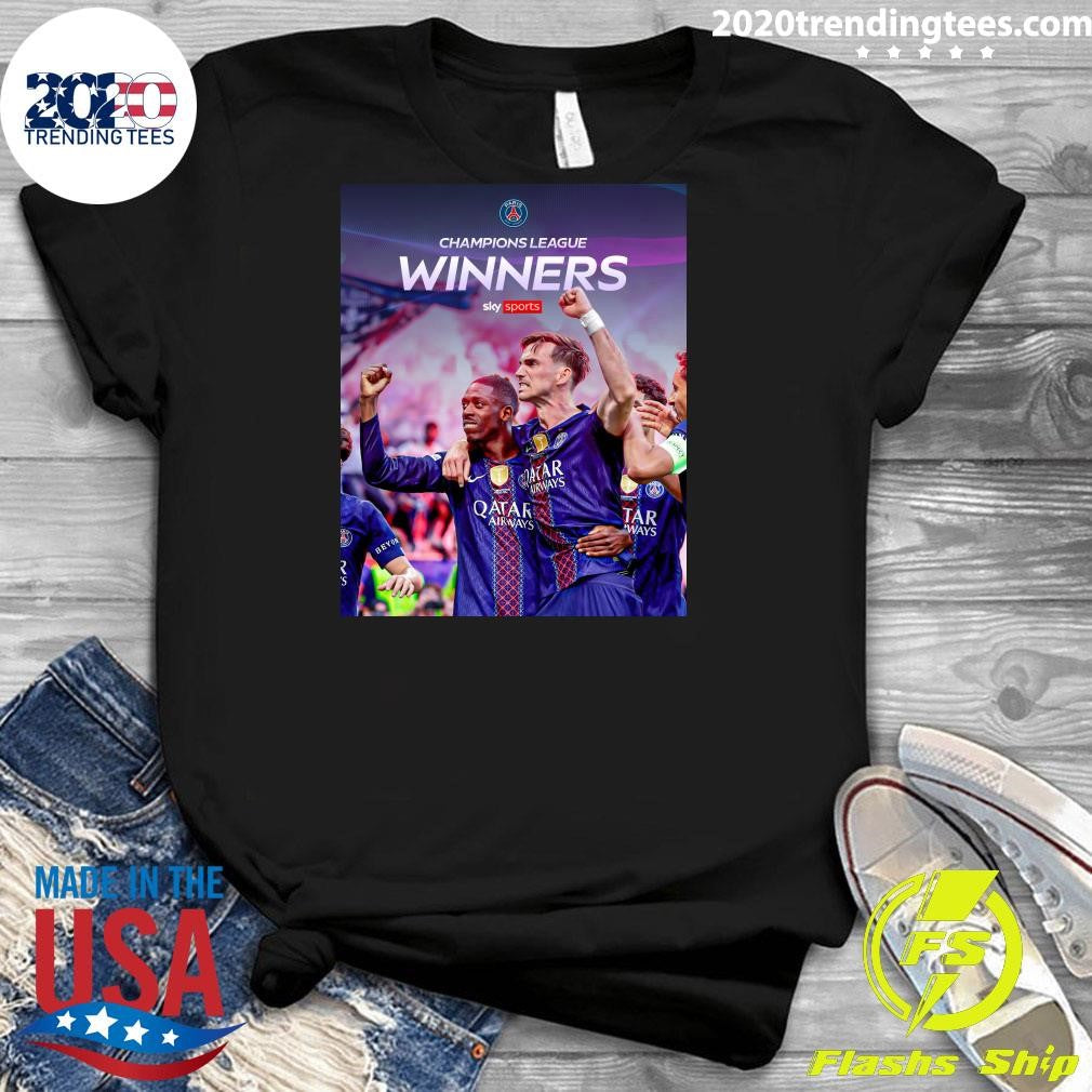 Paris Saint-Germain Champions League Winners 2025-2026 Shirt