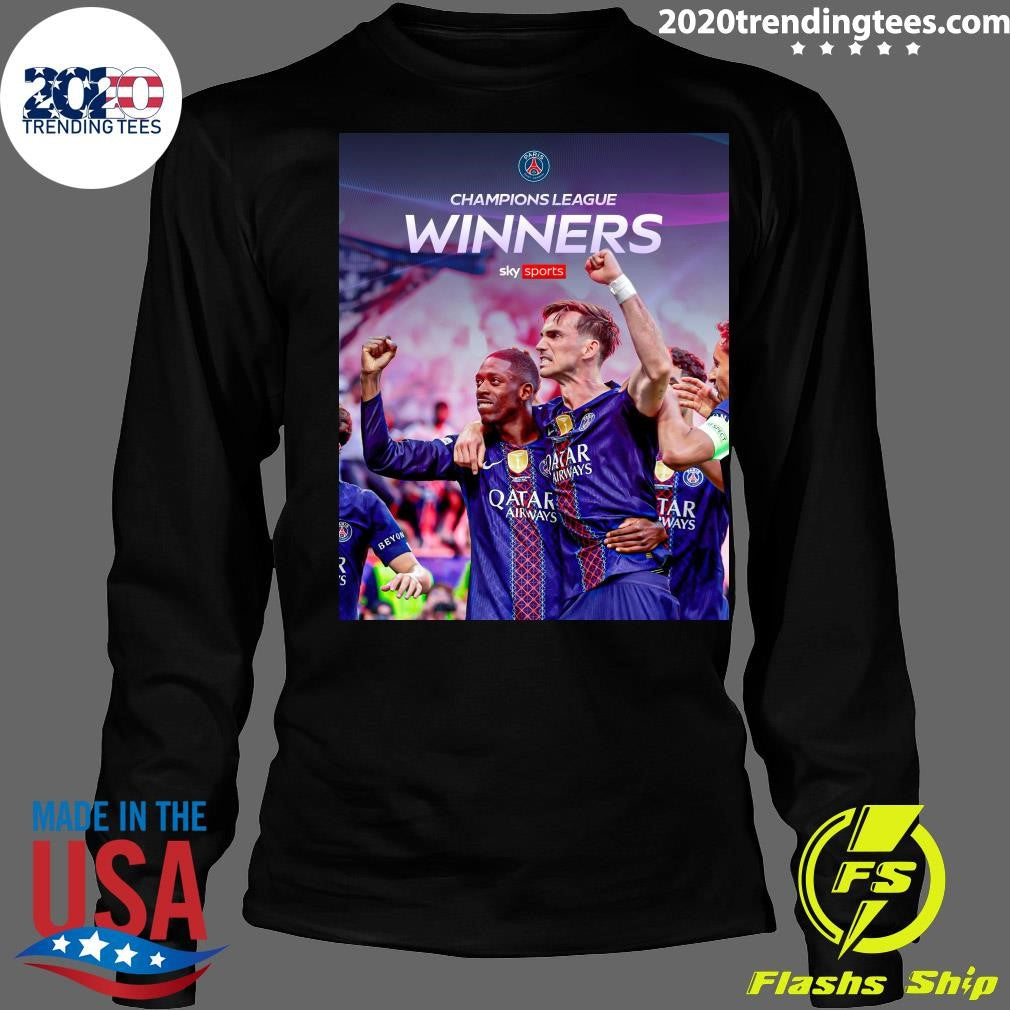 Paris Saint-Germain Champions League Winners 2025-2026 Shirt