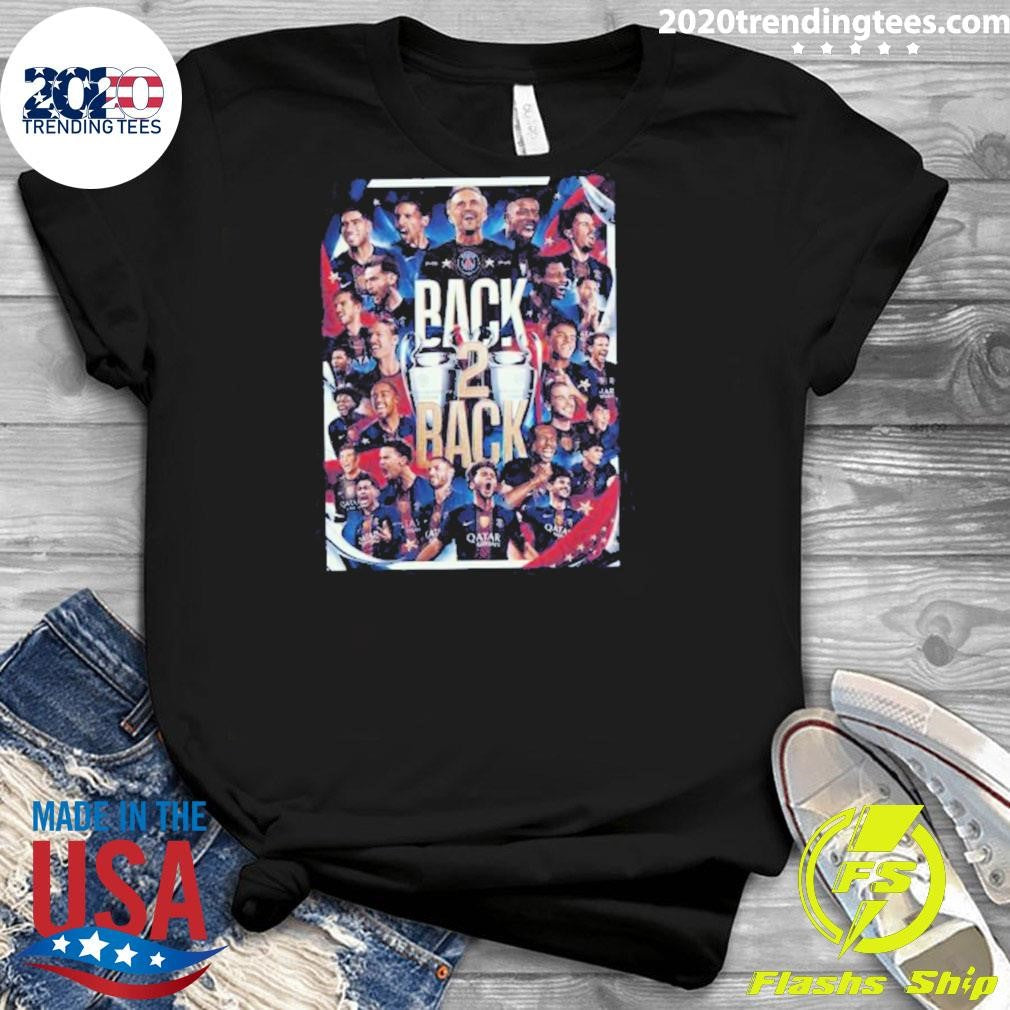 Paris Saint-Germain PSG Back 2 Back 2025 2026 UEFA Champions League Champions Shirt