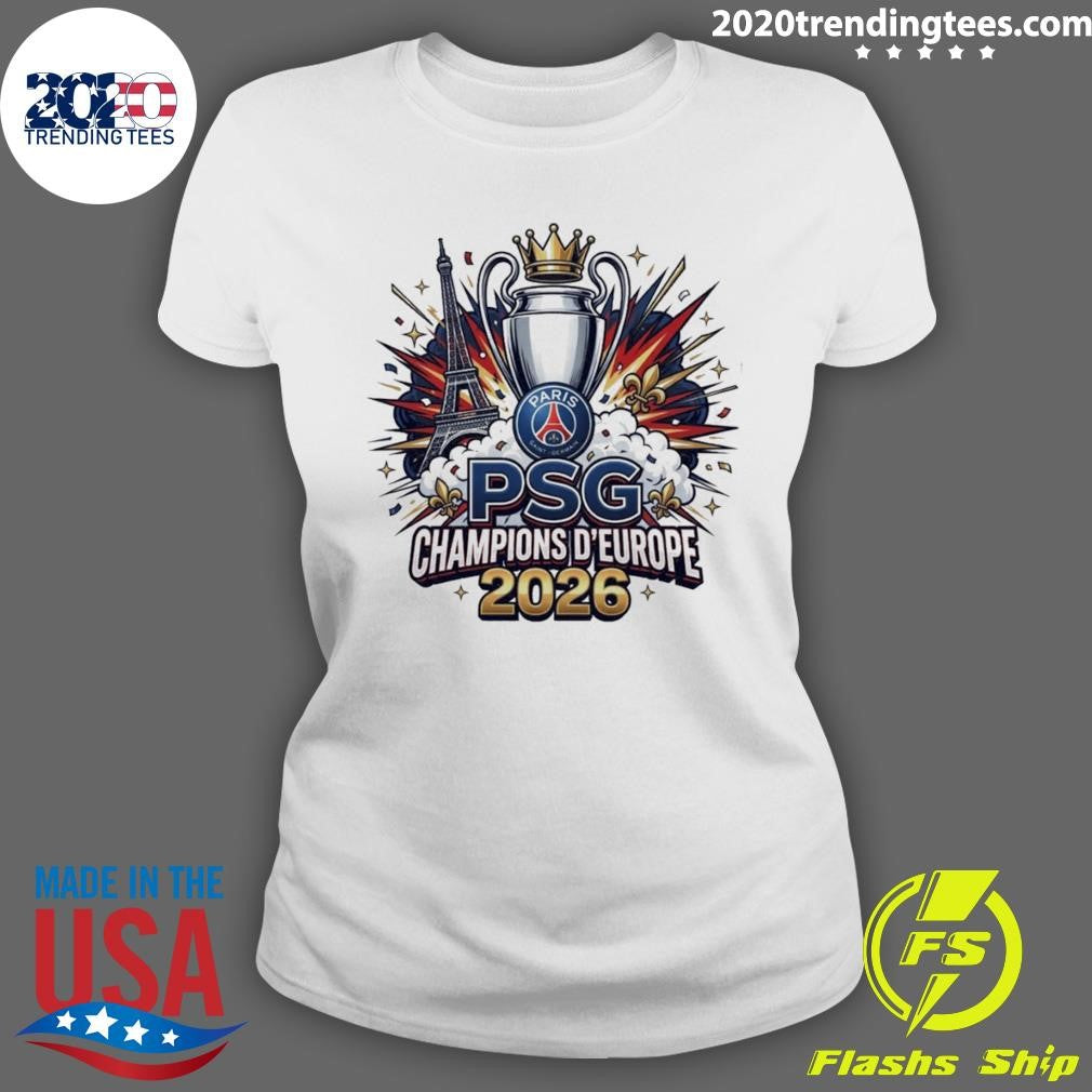 Paris Saint Germain Psg Champions League Winners 2026 Shirt