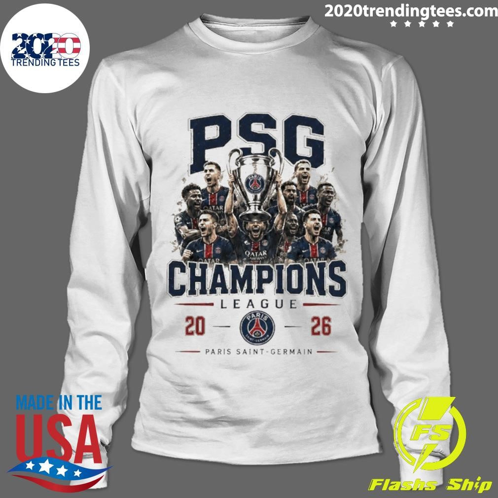Paris Saint Germain Ucl Champions Football Psg Trophy Shirt