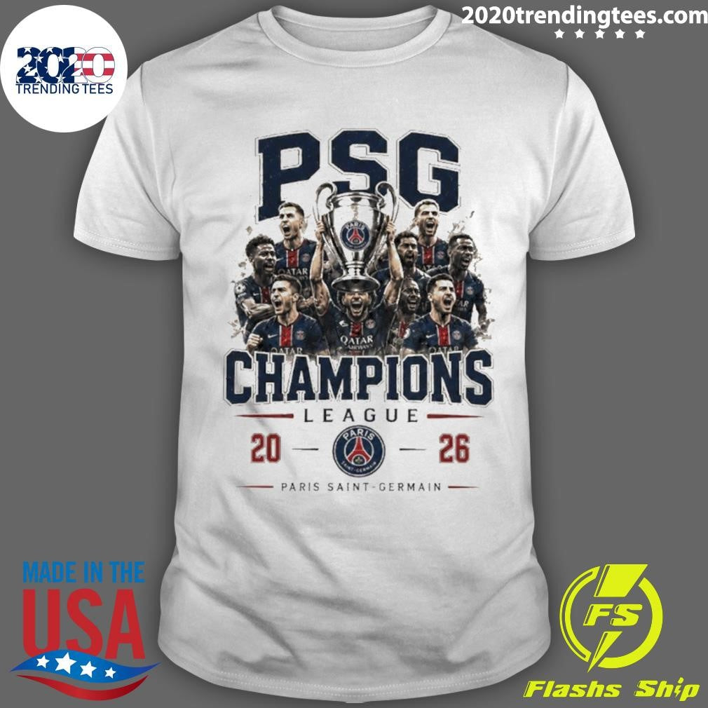 Paris Saint Germain Ucl Champions Football Psg Trophy Shirt