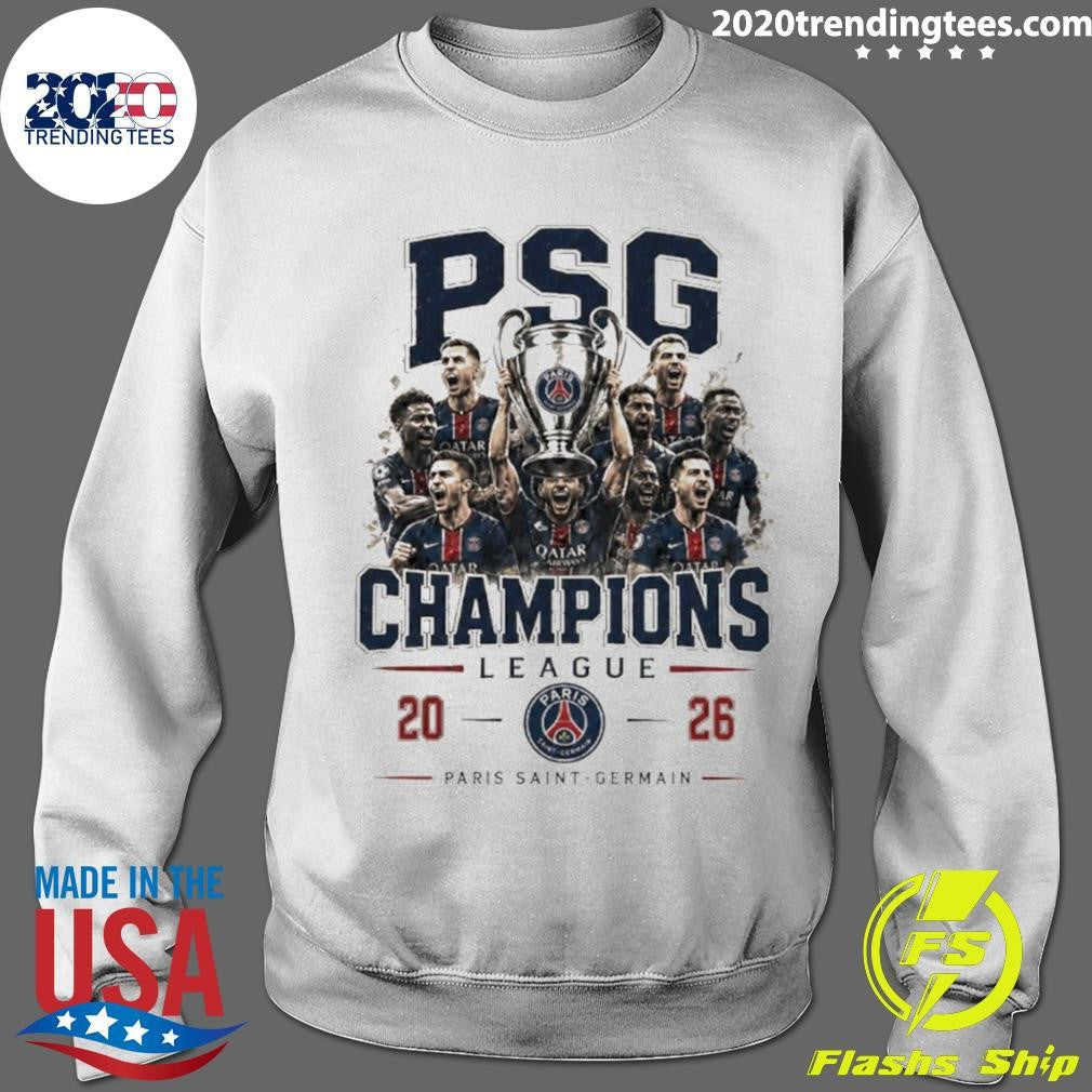 Paris Saint Germain Ucl Champions Football Psg Trophy Shirt