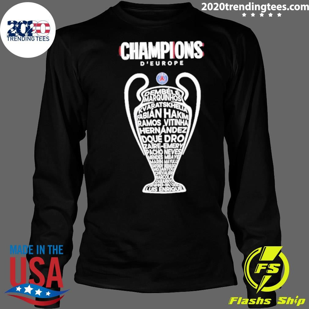 Paris Saint-Germain – Champions of Europe 2025–26 Shirt