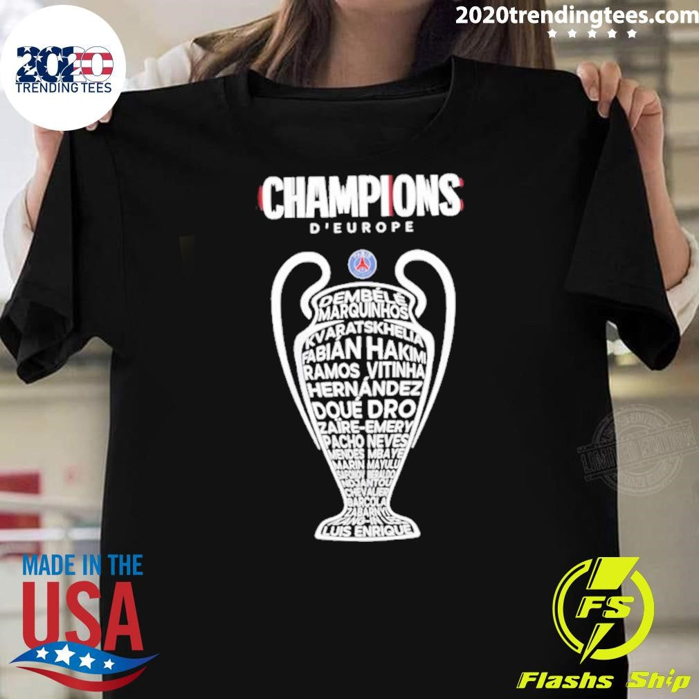 Paris Saint-Germain – Champions of Europe 2025–26 Shirt
