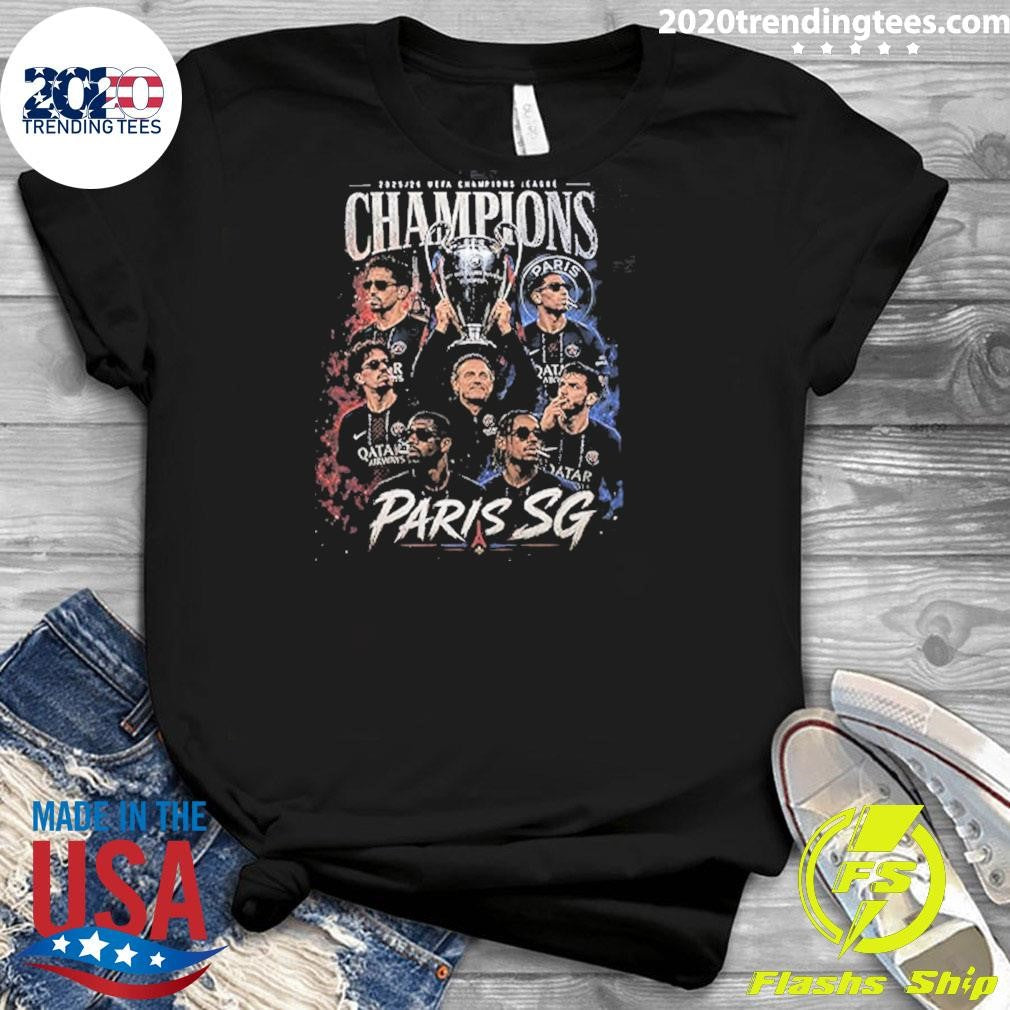 Paris Saint-germain 2025-26 Champions League Champions 2 Sided Shirt