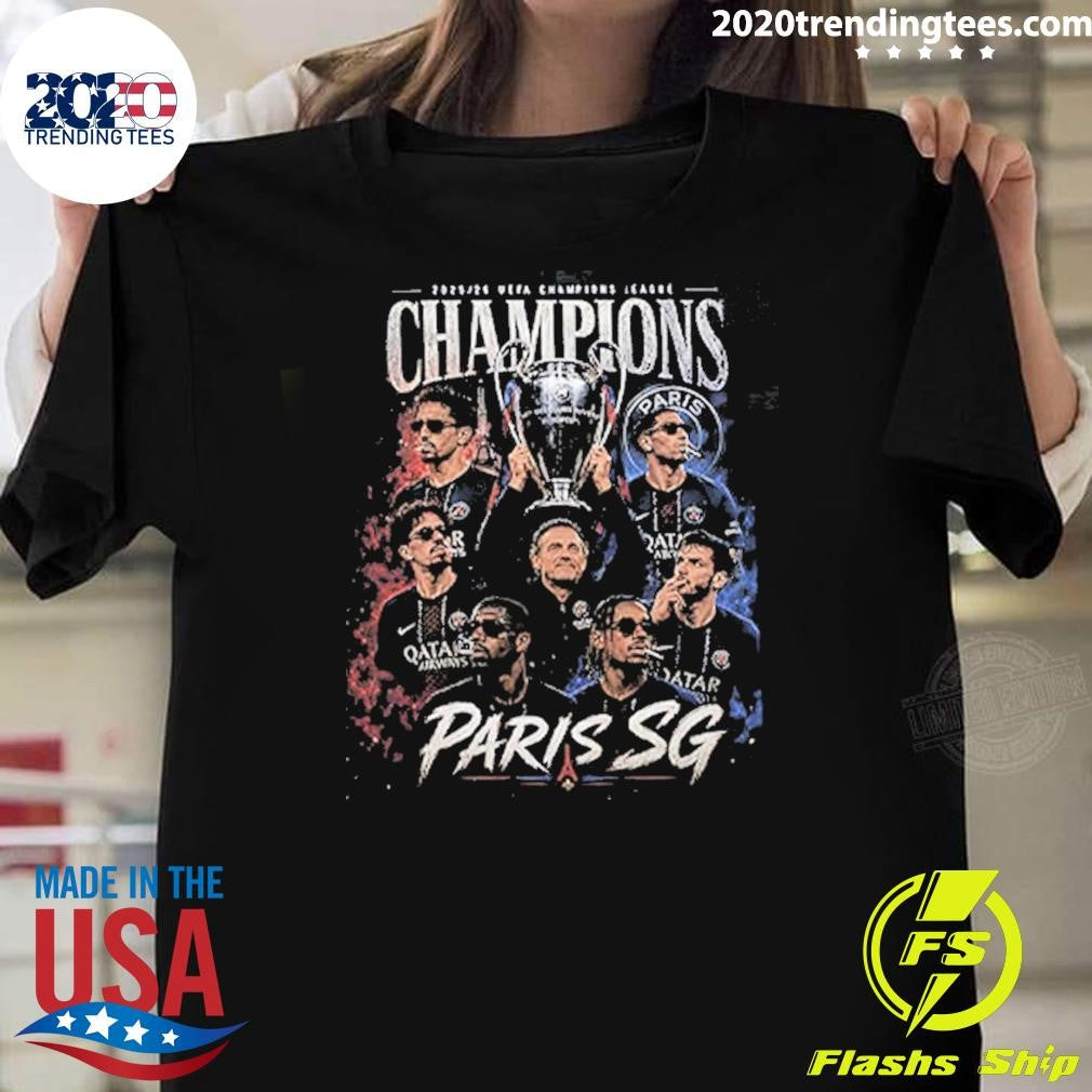 Paris Saint-germain 2025-26 Champions League Champions 2 Sided Shirt