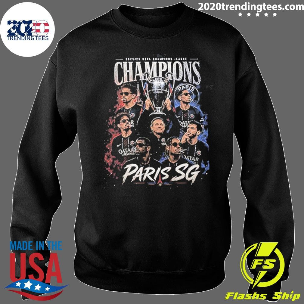 Paris Saint-germain 2025-26 Champions League Champions 2 Sided Shirt