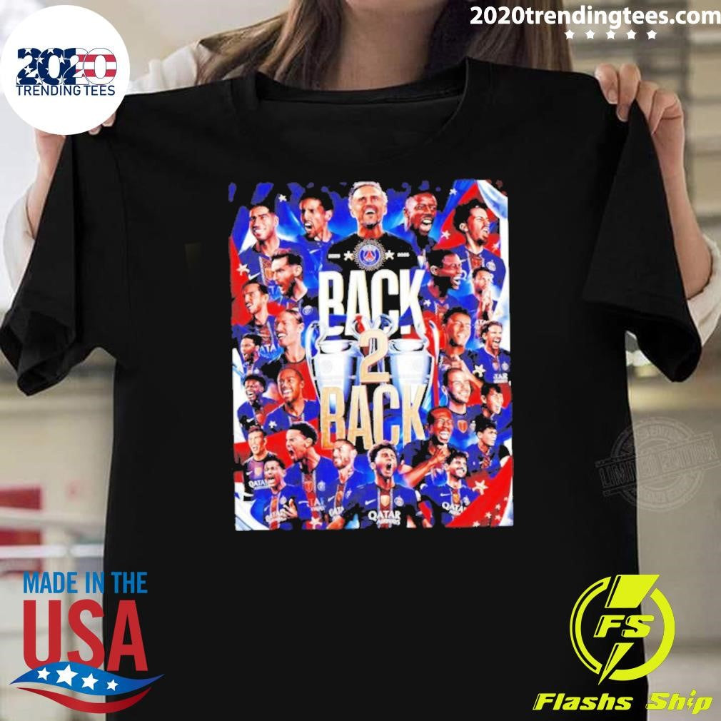 Paris Saint-germain Back 2 Back Champions League Champions 2025-26 Shirt