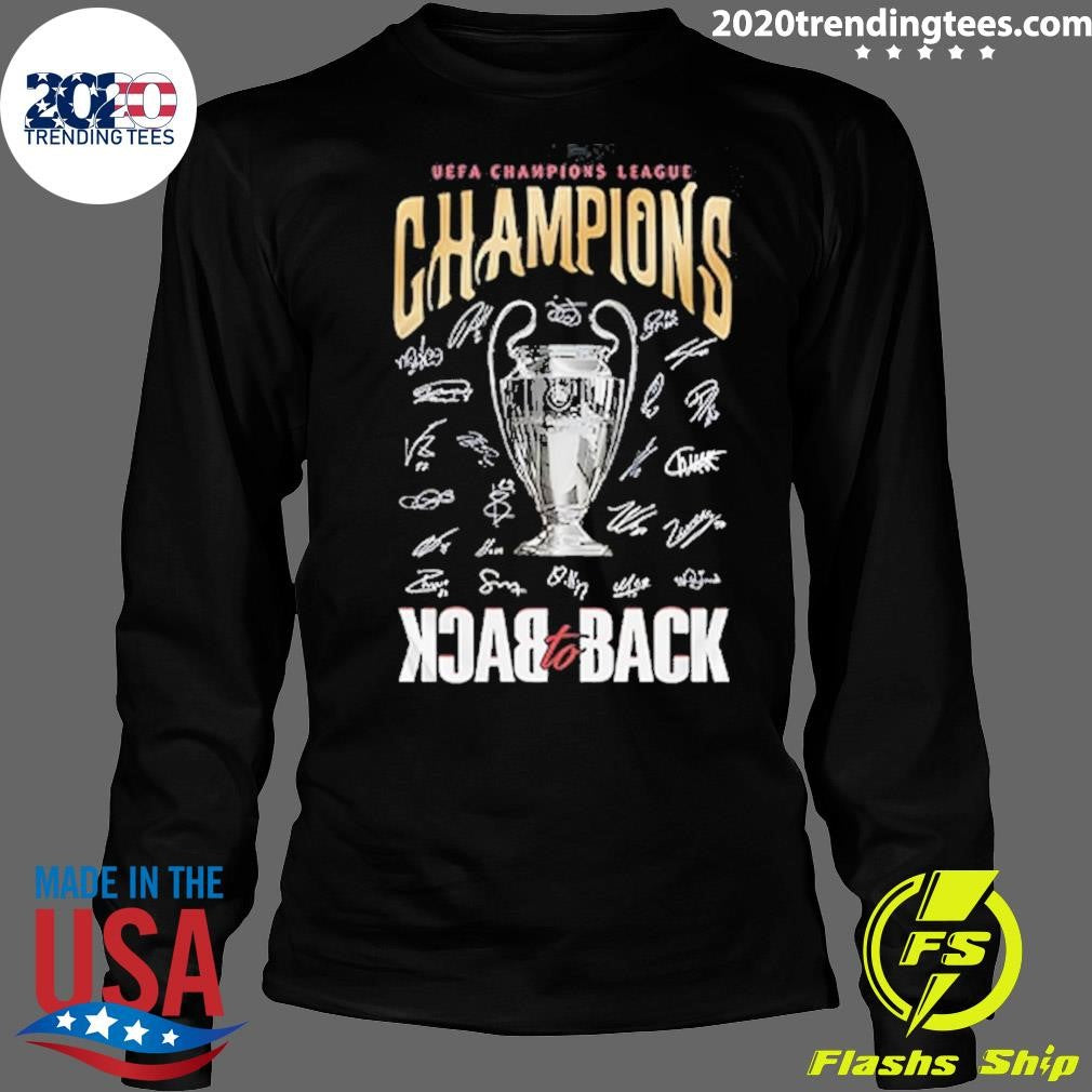 Paris Saint-germain Champions League Winners 2026 Back To Back Trophy Signatures 2 Sided Shirt