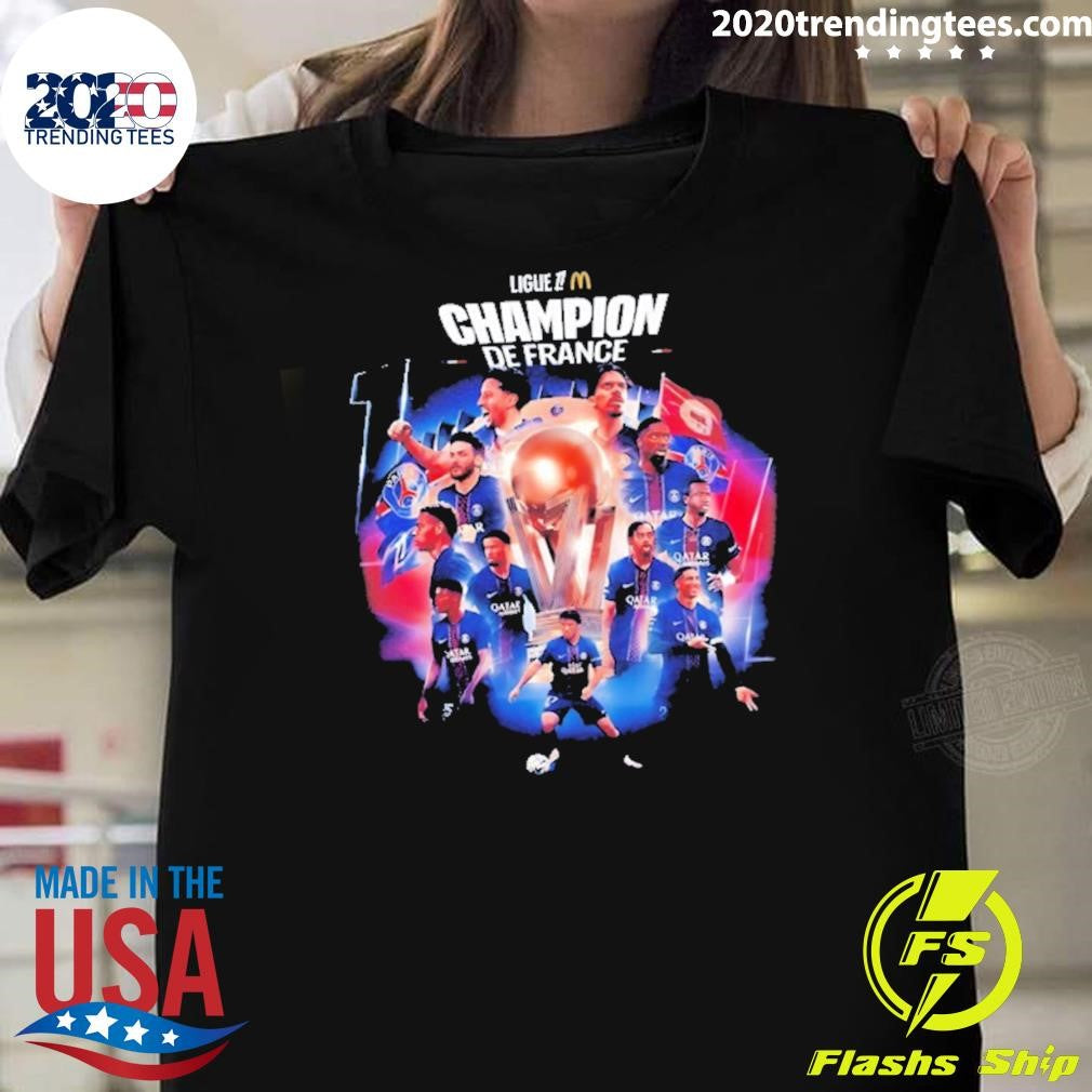 Paris Saint-germain Win 2025-26 Ligue 1 Champions Shirt