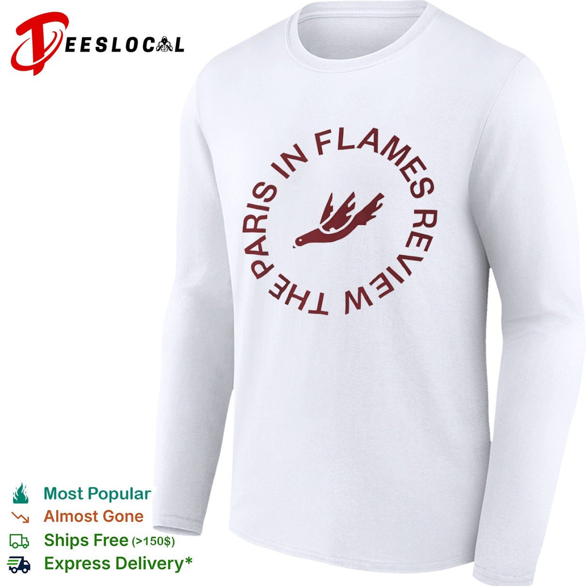 Paris in Flames The Paris Review shirt