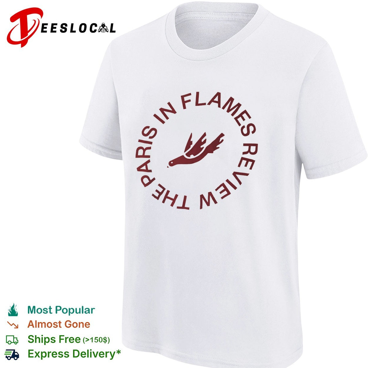 Paris in Flames The Paris Review shirt