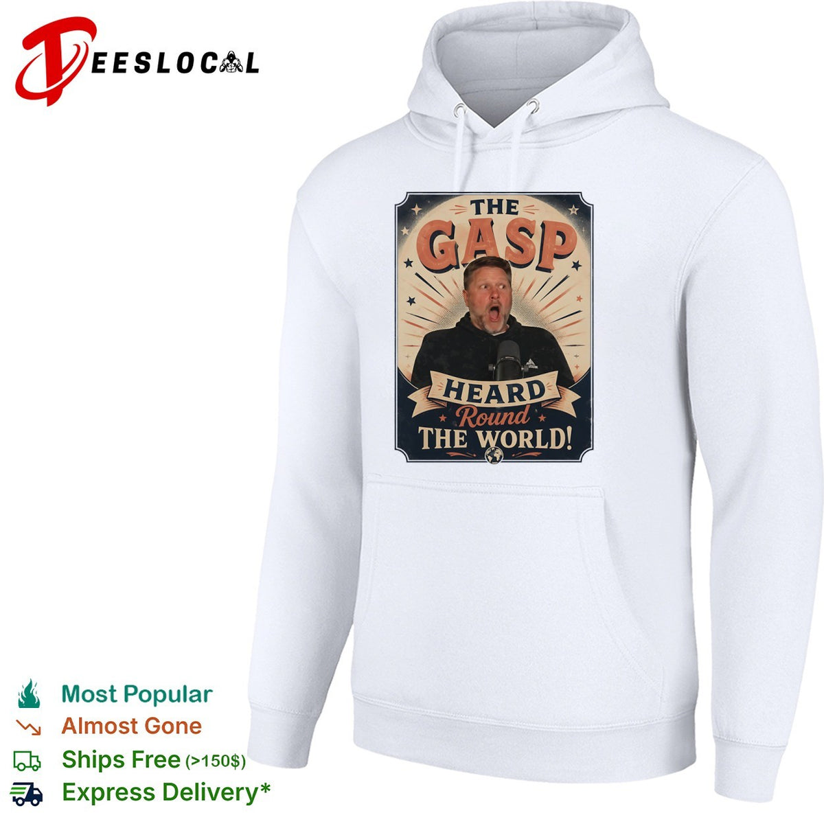 Pat McAfee The Gasp Heard Round the World Shirt