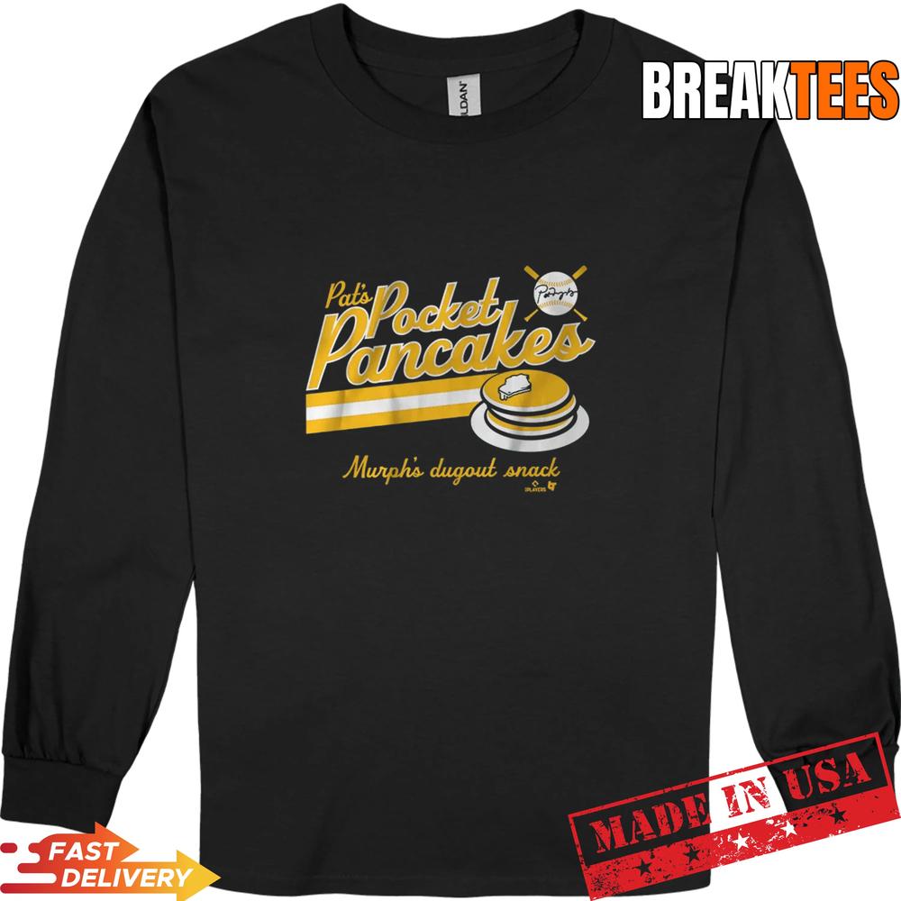 Pat Murphy Pocket Pancakes Baseball Fan Graphic Shirt