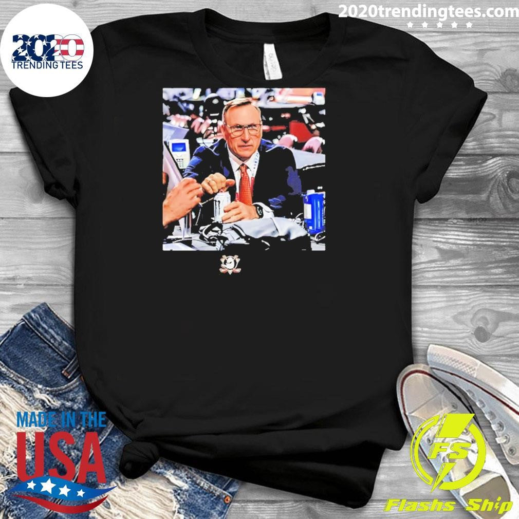 Pat Verbeek General Manager For The Anaheim Ducks Photo Shirt