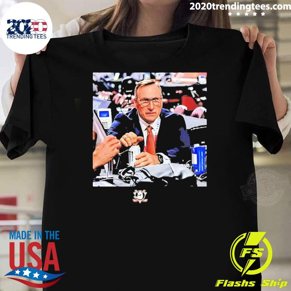 Pat Verbeek General Manager For The Anaheim Ducks Photo Shirt
