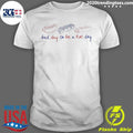 Patriotic American Flag Bad Day To Be A Hot Dog Shirt