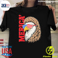 Patriotic Bald Eagle Mullet Merica Shirt