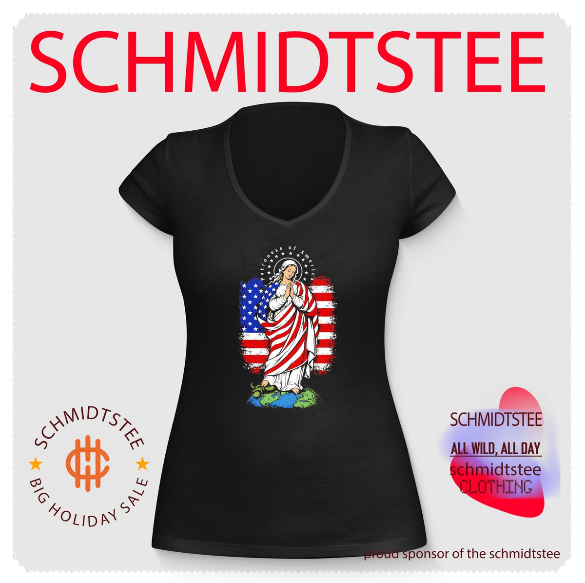 Patroness Of The USA Blessed Virgin Mary Catholic shirt