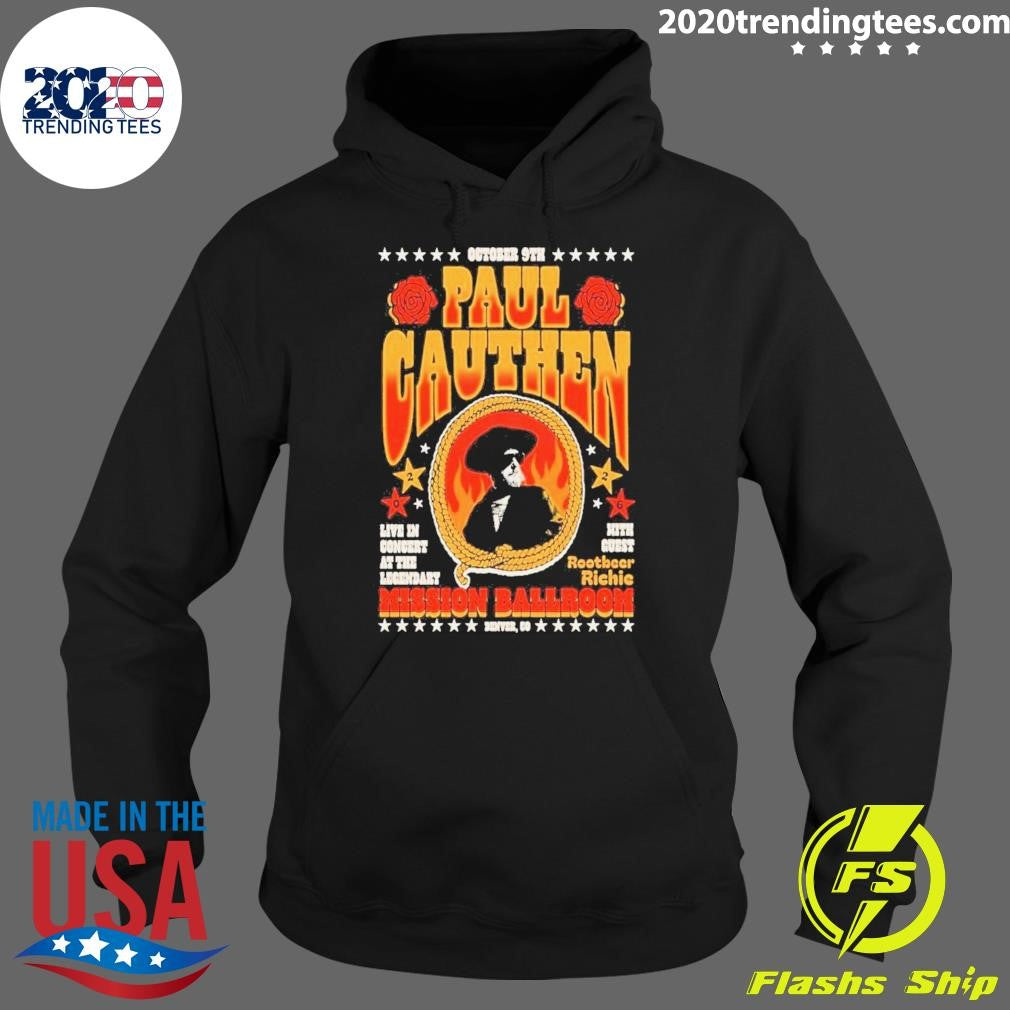 Paul Cauthen 10 9 2026 Denver Co Poster Shirt