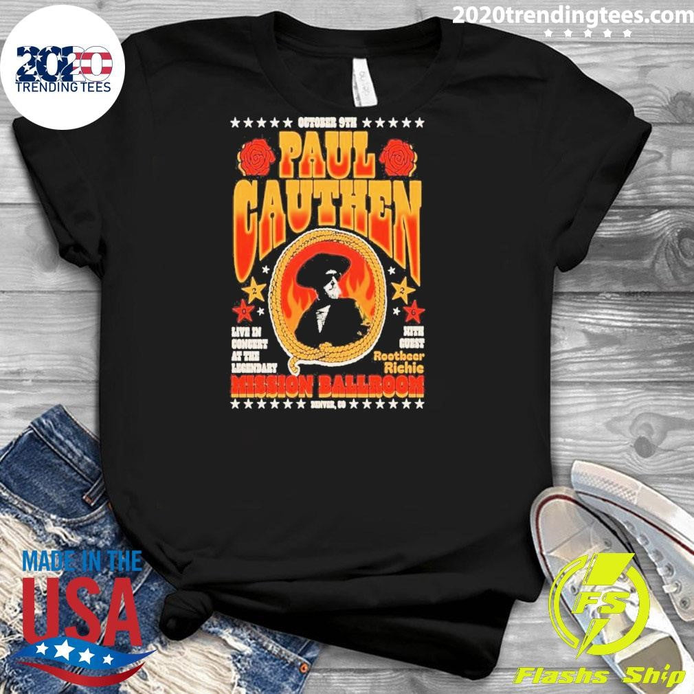 Paul Cauthen 10 9 2026 Denver Co Poster Shirt