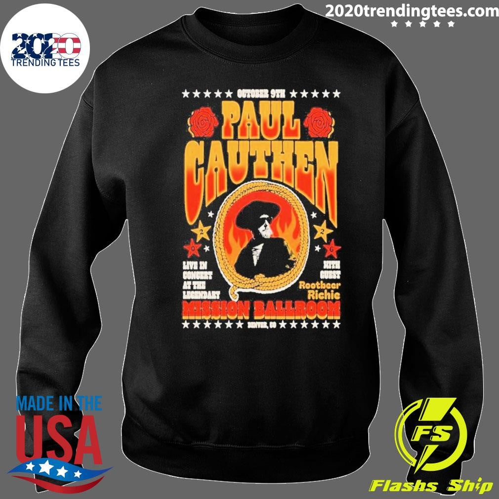 Paul Cauthen 10 9 2026 Denver Co Poster Shirt