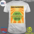 Paul Oakenfold July 4 United Champions Tour The Mod Club Toronto, ON Shirt