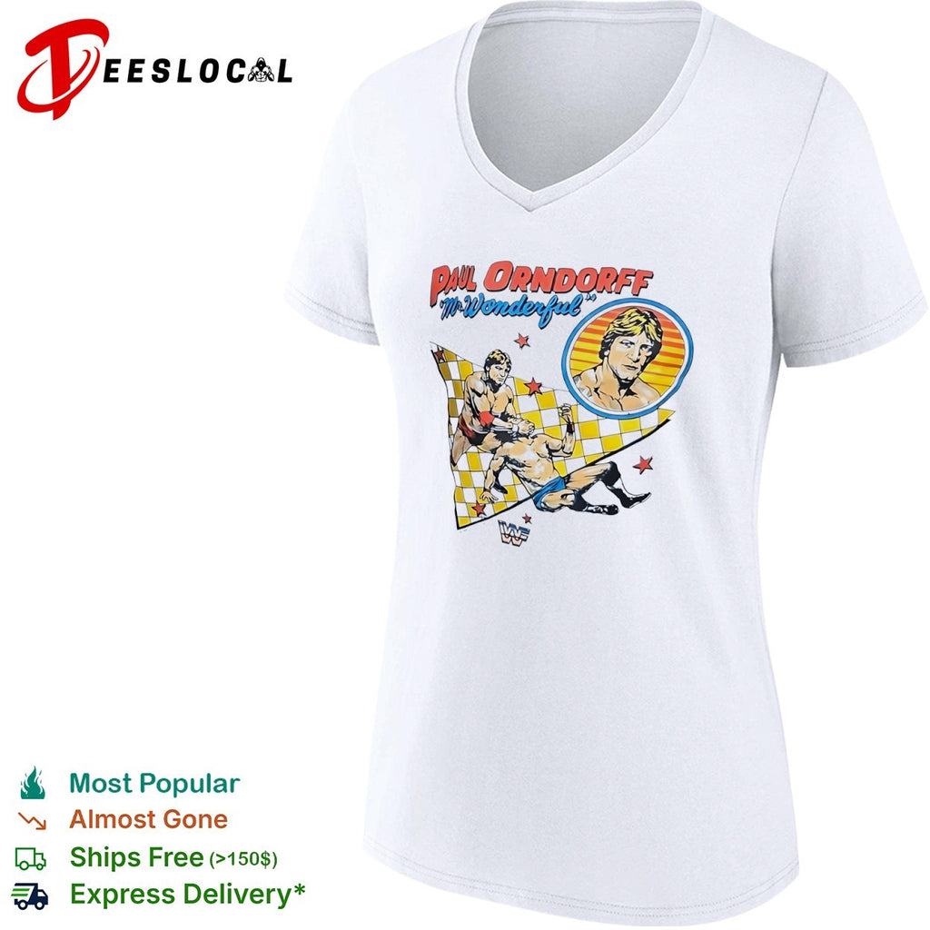 Paul Orndorff WWF Mr Wonderful wrestlers fighting shirt