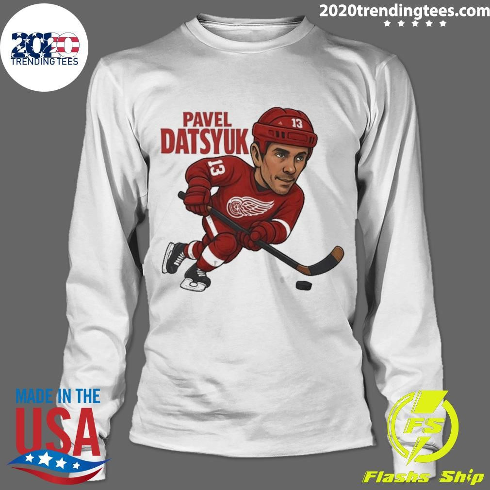 Pavel Datsyuk Detroit Red Wings Hockey Player Caricature Shirt