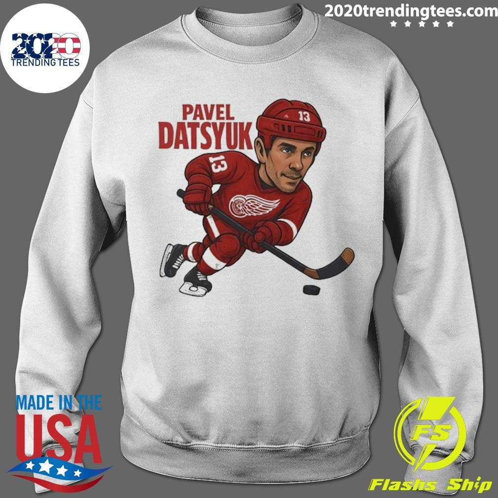 Pavel Datsyuk Detroit Red Wings Hockey Player Caricature Shirt