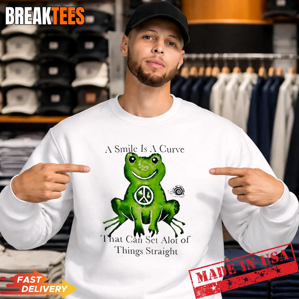 Peace Frog Is A Curve That Can Set Alot Of Things Straight Shirt