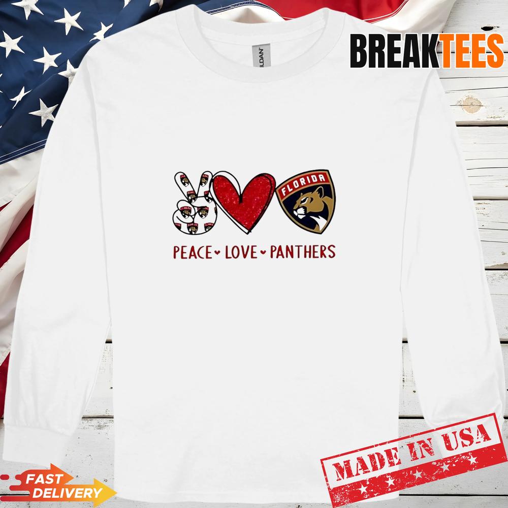 Peace Love Florida Panthers NHL Shirt