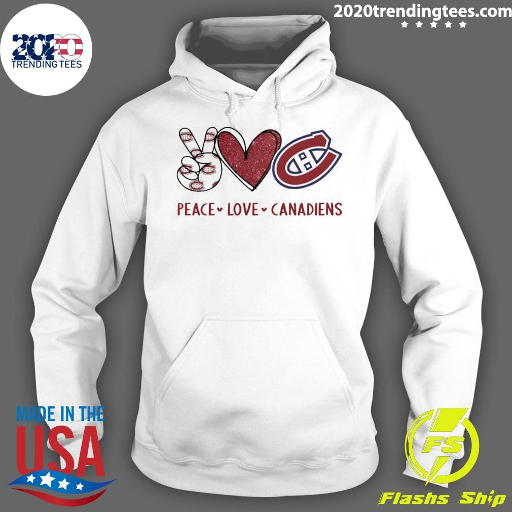 Peace Love Montreal Canadiens Hockey Nhl 2026 Shirt