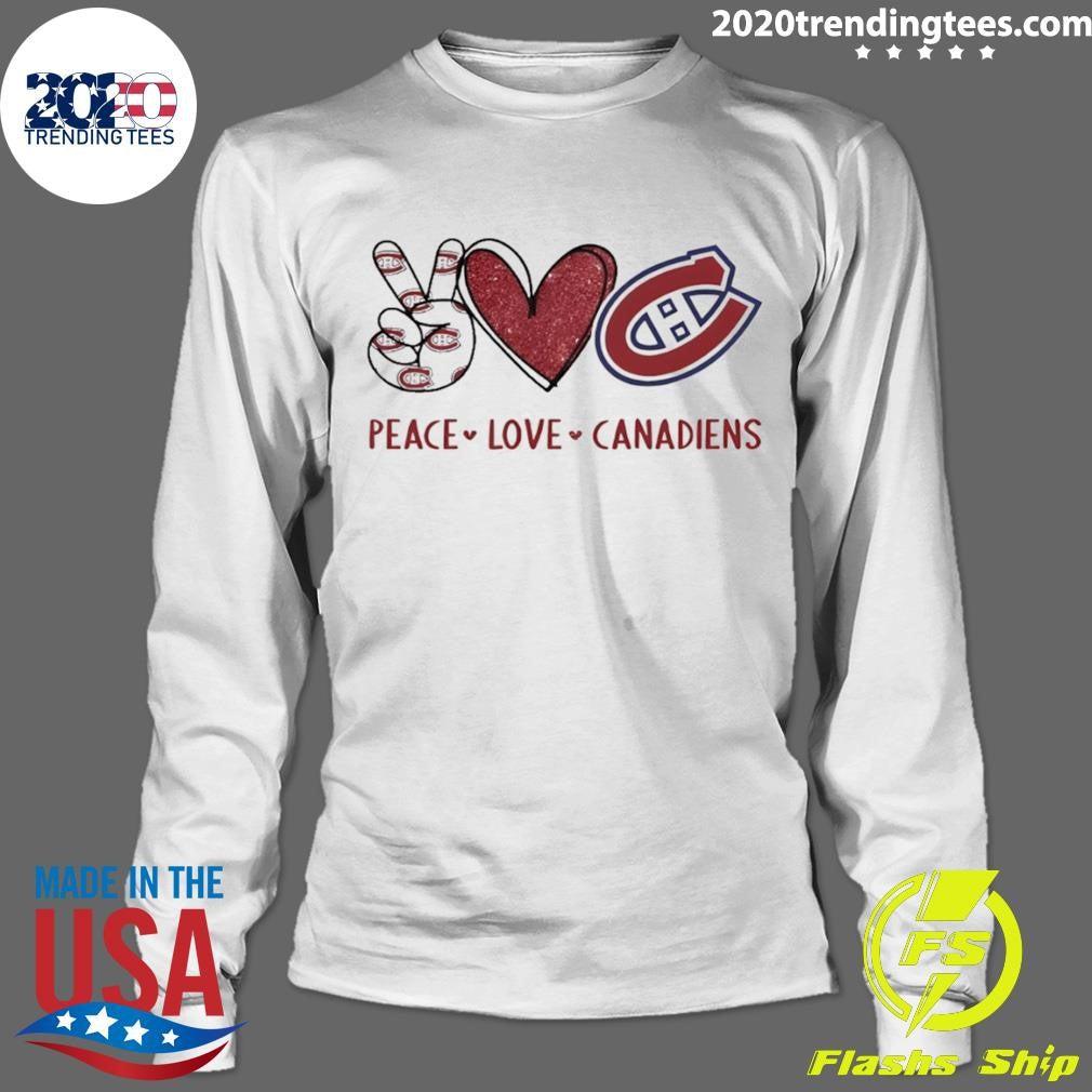 Peace Love Montreal Canadiens Hockey Nhl 2026 Shirt