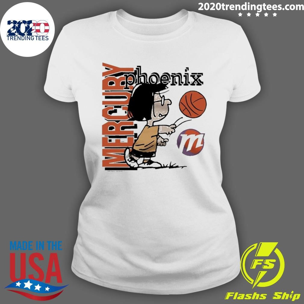 Peanuts Marcie X Phoenix Mercury Basketball Shirt