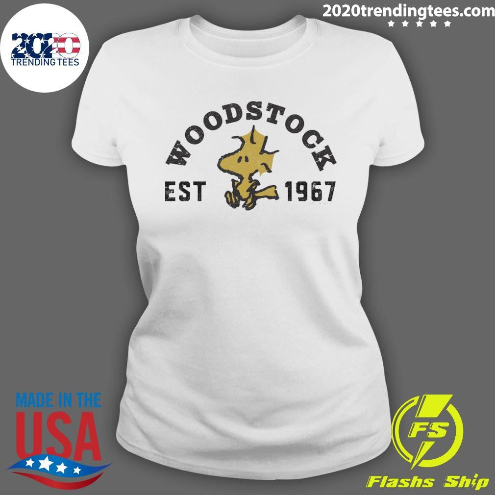 Peanuts Woodstock Adult EST 1967 Shirt