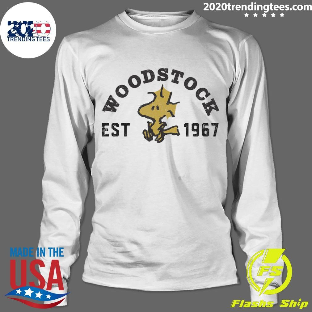 Peanuts Woodstock Adult EST 1967 Shirt